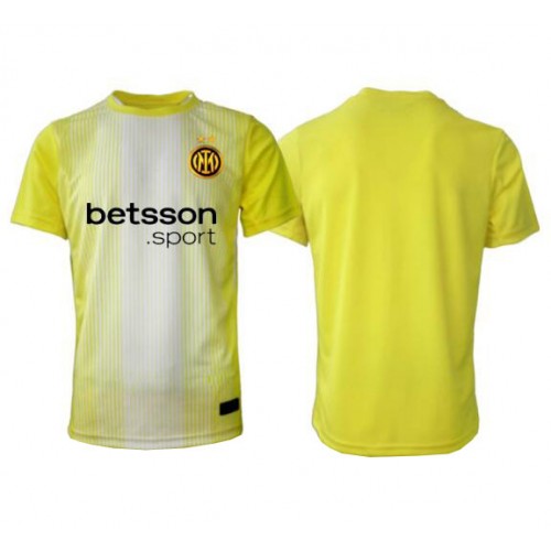 Pánský Fotbalový dres Inter Milan Brankářské 2025-26 Venkovní Krátký Rukáv